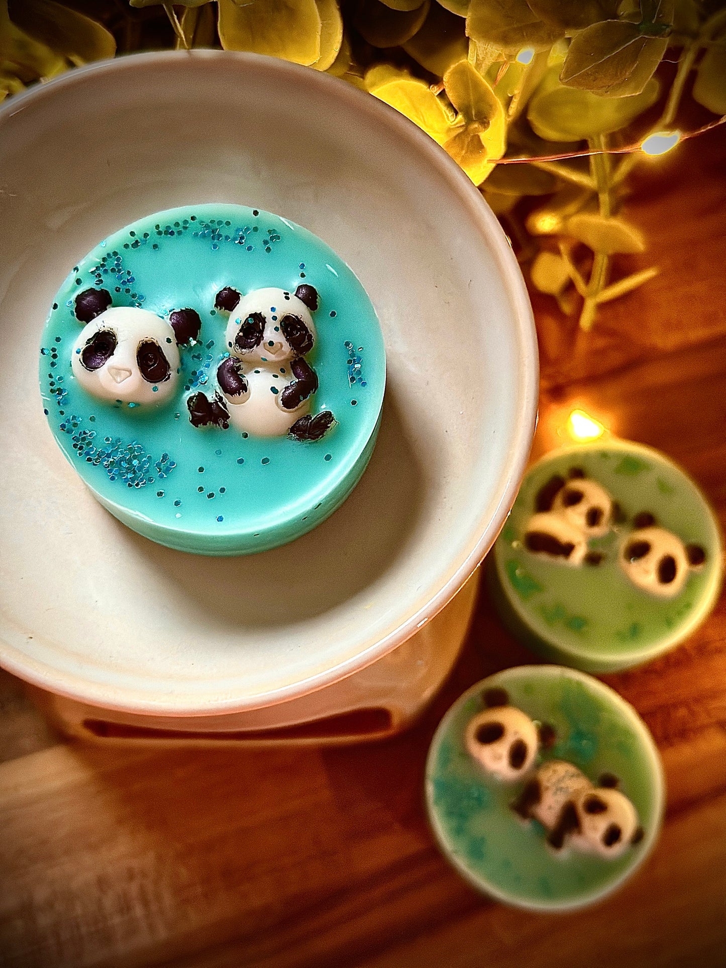 Peppermint Panda Wax Melt Slab