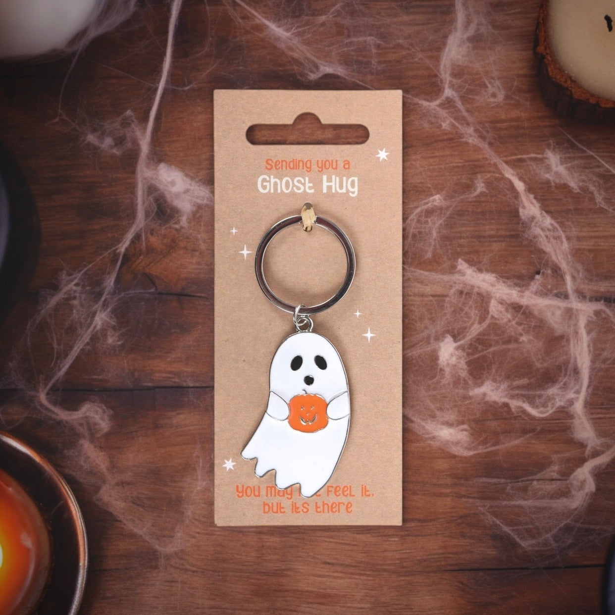 Ghost Hug Keyring