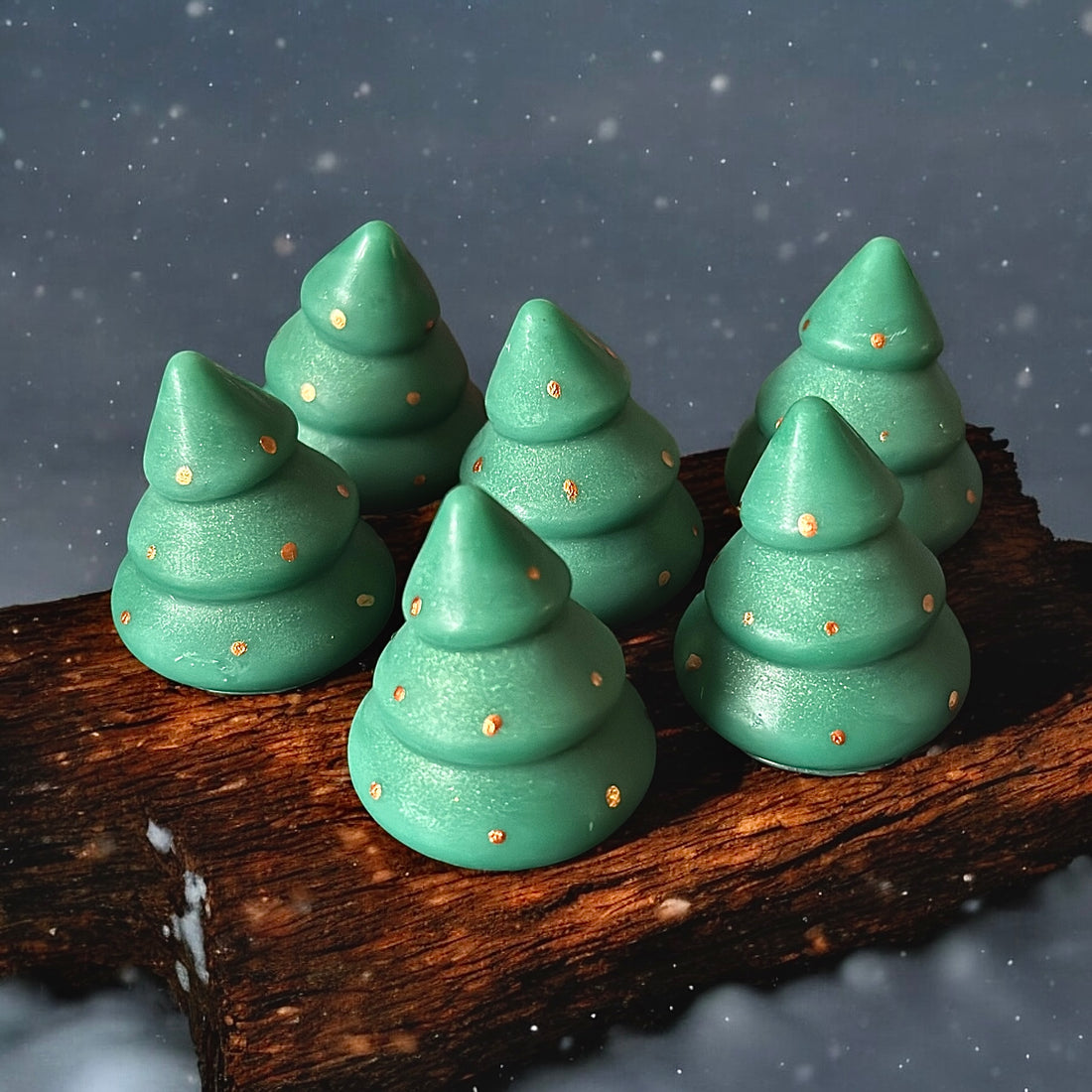 Mini Christmas Tree Wax Melt(4)