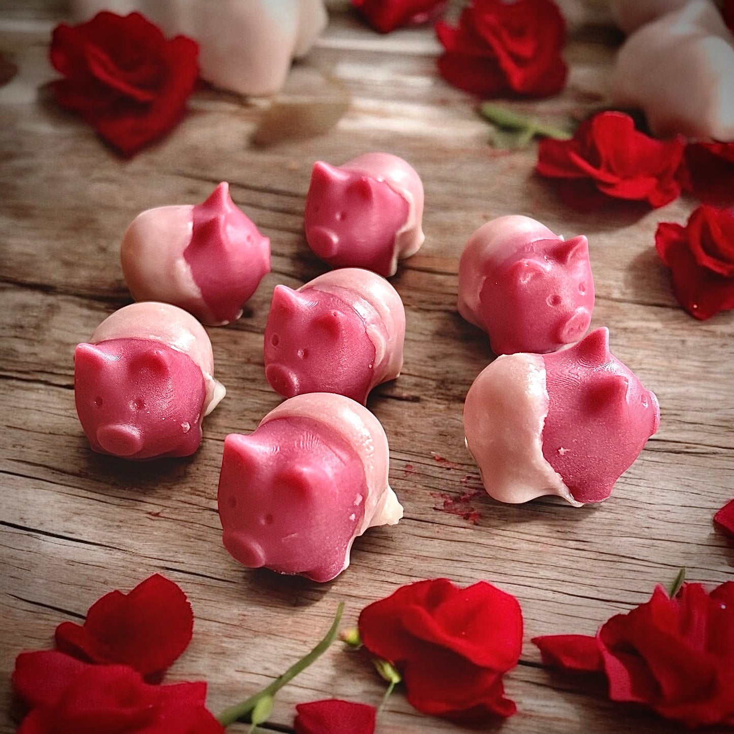 White Chocolate Strawberries Wax Melts (4)