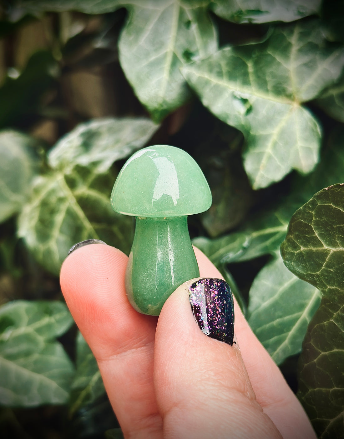 Magical Aventurine Crystal Mushroom