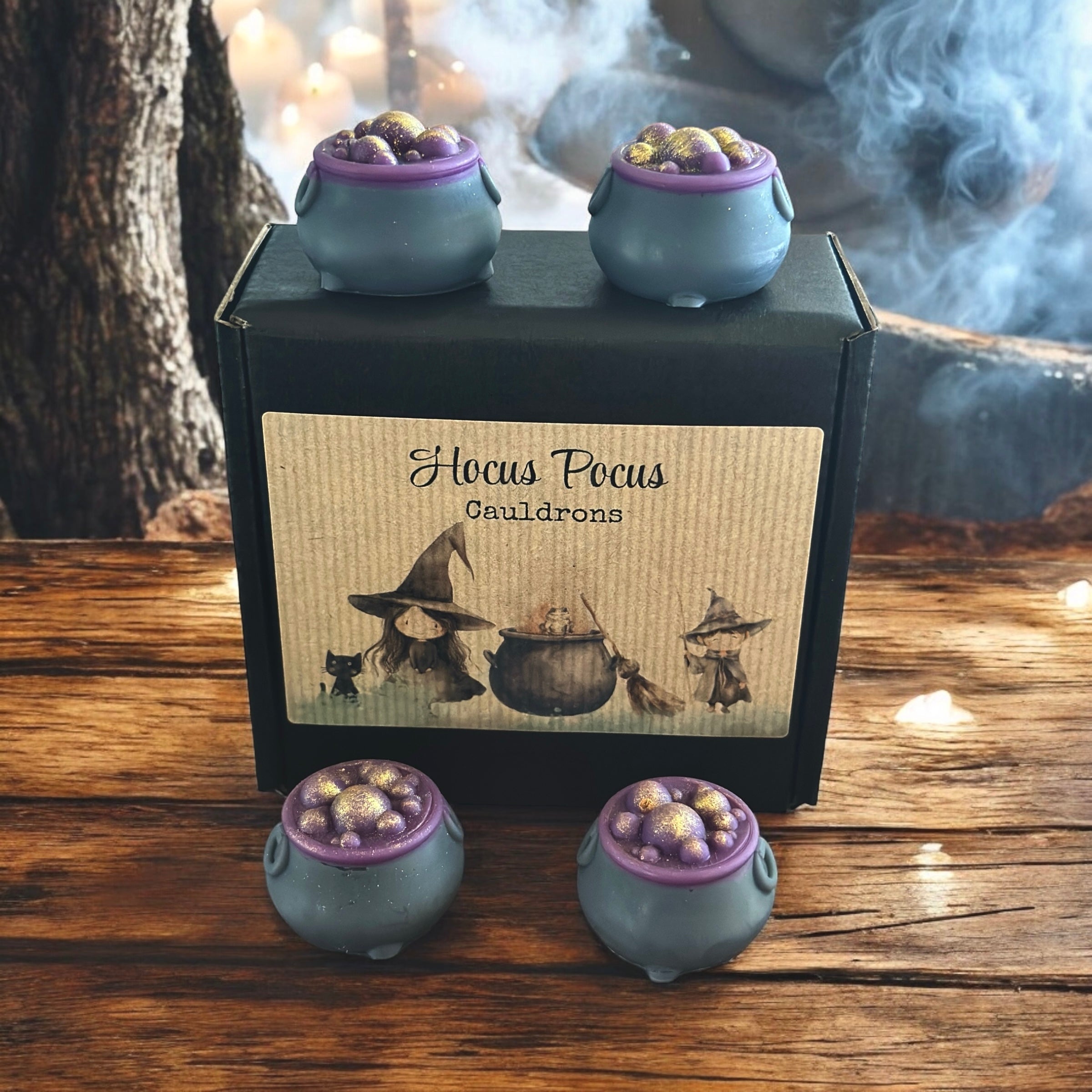 Hocus Pocus Cauldron Wax Melts (Box of 4)