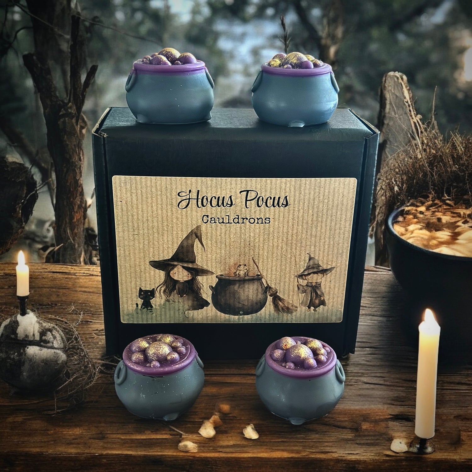 Hocus Pocus Cauldron Wax Melts (Box of 4)