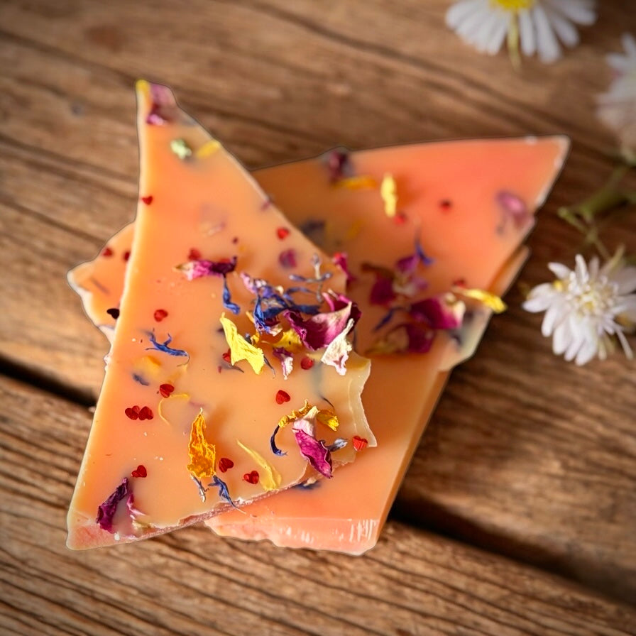 Pretty Peach Wax Melt Brittle